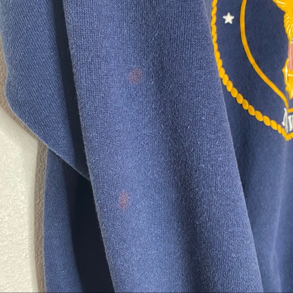 Retro Navy Sweater - Picture 4 of 6